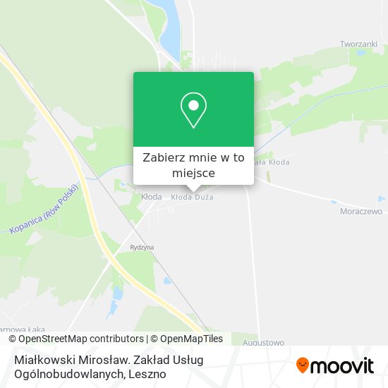 Mapa Miałkowski Mirosław. Zakład Usług Ogólnobudowlanych