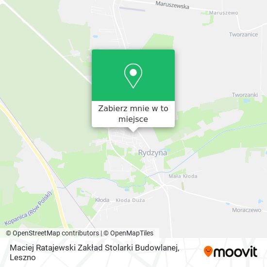 Mapa Maciej Ratajewski Zakład Stolarki Budowlanej