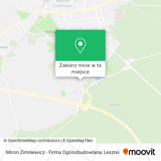 Mapa Miron Zimniewicz - Firma Ogónobudowlana