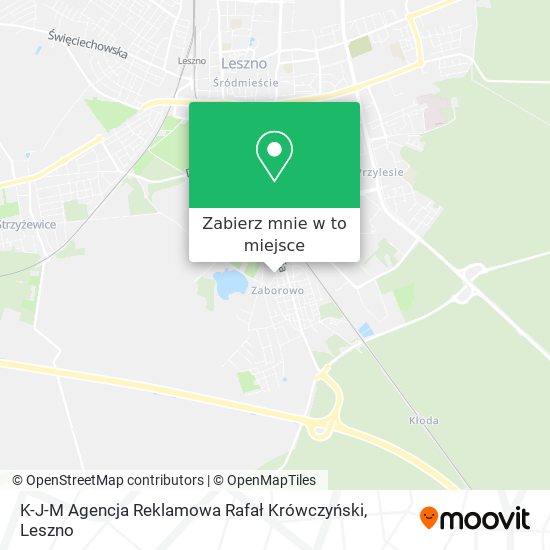 Mapa K-J-M Agencja Reklamowa Rafał Krówczyński