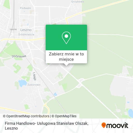 Mapa Firma Handlowo- Usługowa Stanisław Olszak