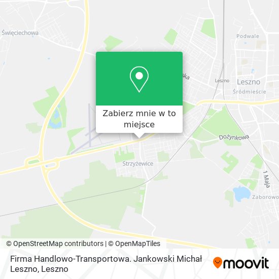 Mapa Firma Handlowo-Transportowa. Jankowski Michał Leszno