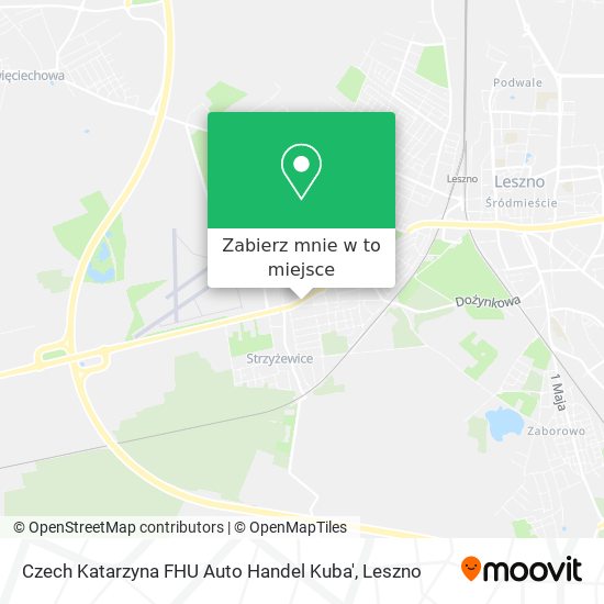 Mapa Czech Katarzyna FHU Auto Handel Kuba'