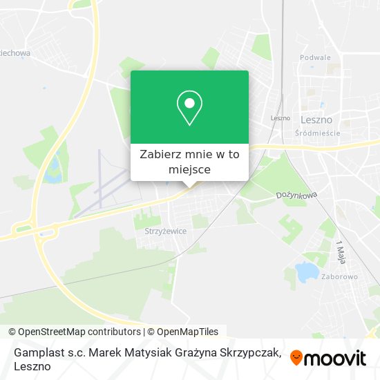 Mapa Gamplast s.c. Marek Matysiak Grażyna Skrzypczak