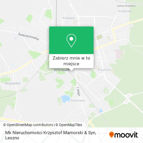 Mapa Mk Nieruchomości Krzysztof Mamorski & Syn