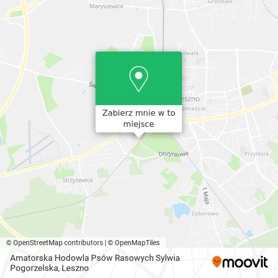 Mapa Amatorska Hodowla Psów Rasowych Sylwia Pogorzelska