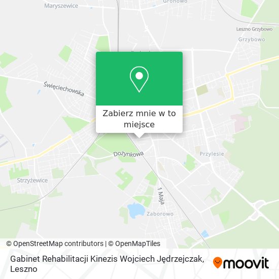 Mapa Gabinet Rehabilitacji Kinezis Wojciech Jędrzejczak