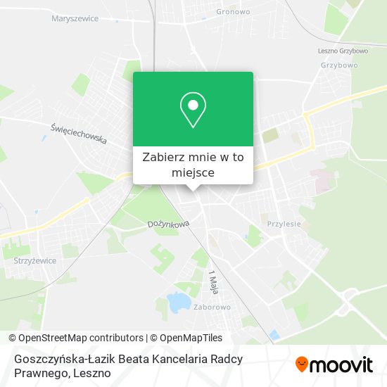 Mapa Goszczyńska-Łazik Beata Kancelaria Radcy Prawnego
