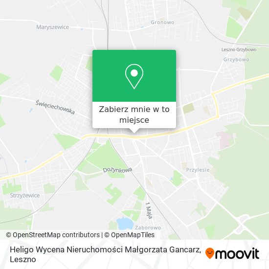 Mapa Heligo Wycena Nieruchomości Małgorzata Gancarz
