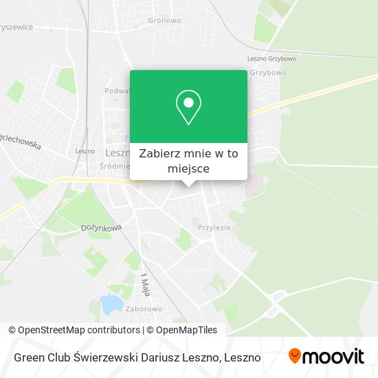 Mapa Green Club Świerzewski Dariusz Leszno