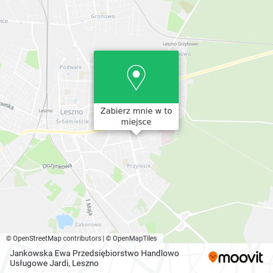 Mapa Jankowska Ewa Przedsiębiorstwo Handlowo Usługowe Jardi