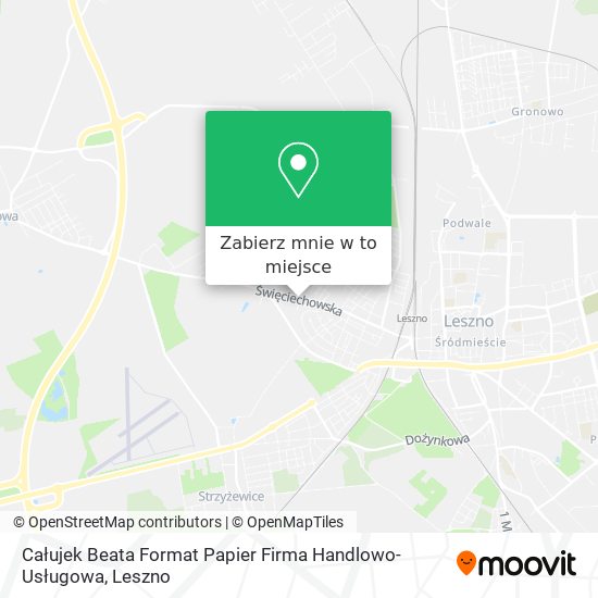 Mapa Całujek Beata Format Papier Firma Handlowo-Usługowa