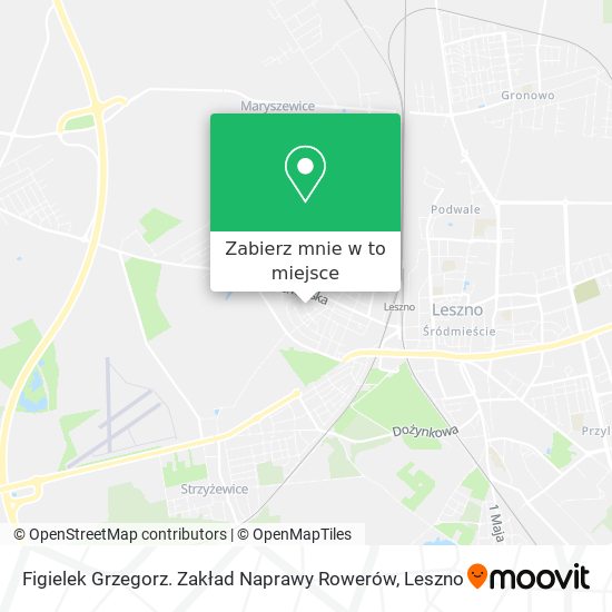 Mapa Figielek Grzegorz. Zakład Naprawy Rowerów