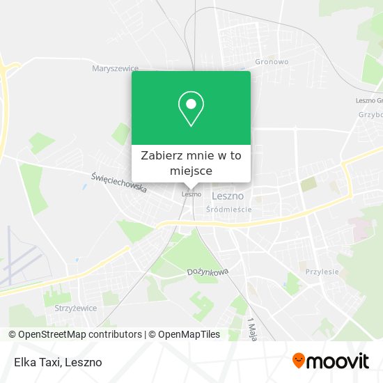 Mapa Elka Taxi