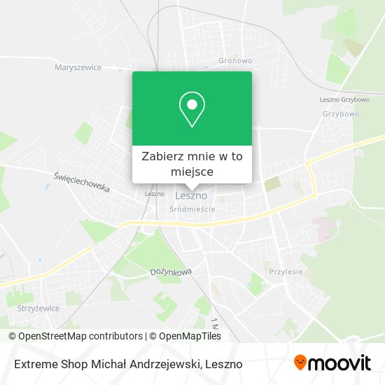 Mapa Extreme Shop Michał Andrzejewski
