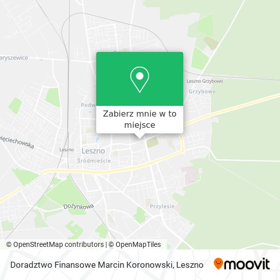 Mapa Doradztwo Finansowe Marcin Koronowski