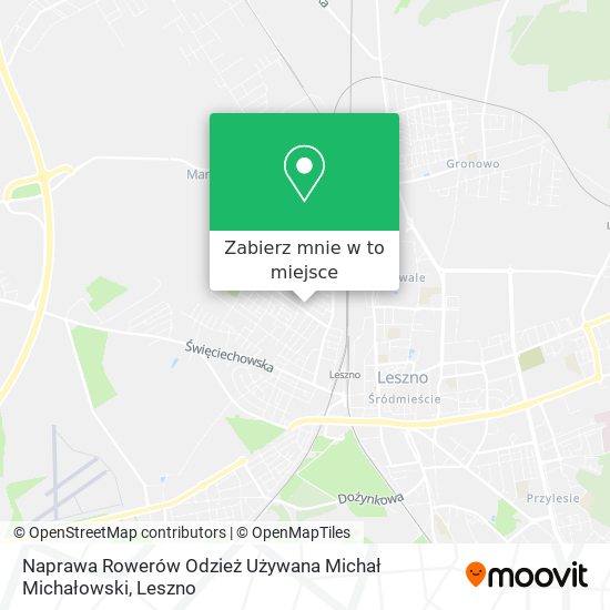 Mapa Naprawa Rowerów Odzież Używana Michał Michałowski