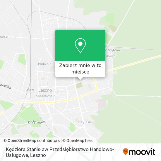 Mapa Kędziora Stanisław Przedsiębiorstwo Handlowo-Usługowe