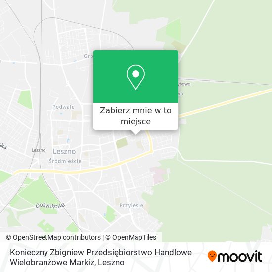 Mapa Konieczny Zbigniew Przedsiębiorstwo Handlowe Wielobranżowe Markiz