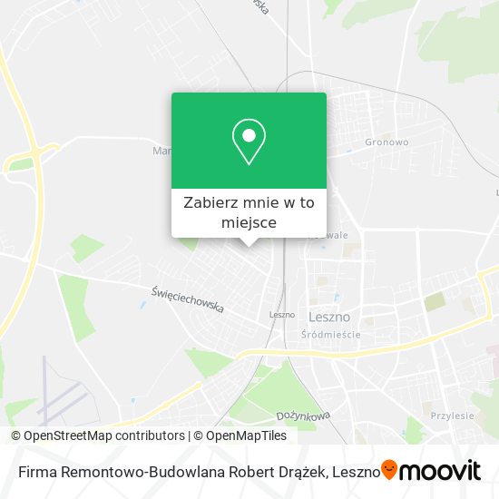 Mapa Firma Remontowo-Budowlana Robert Drążek