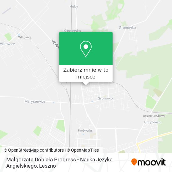 Mapa Małgorzata Dobiała Progress - Nauka Języka Angielskiego