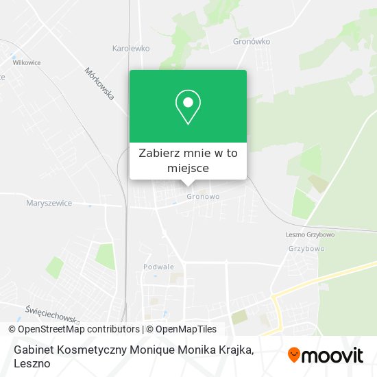 Mapa Gabinet Kosmetyczny Monique Monika Krajka