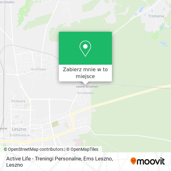 Mapa Active Life - Treningi Personalne, Ems Leszno