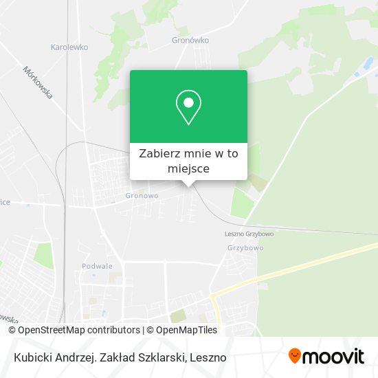 Mapa Kubicki Andrzej. Zakład Szklarski