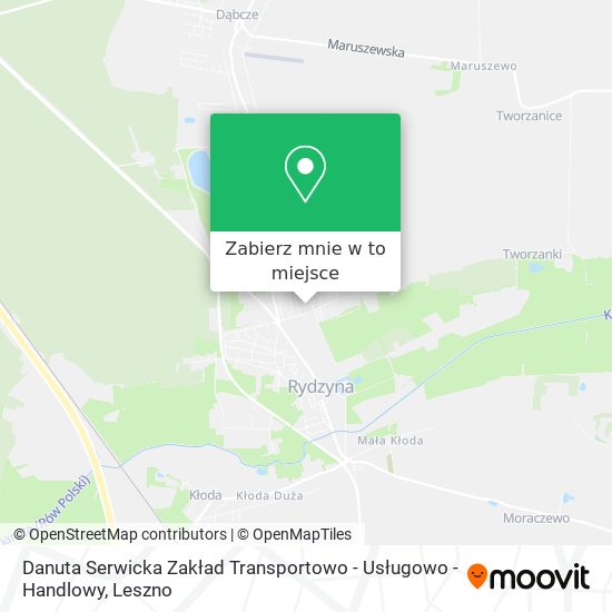 Mapa Danuta Serwicka Zakład Transportowo - Usługowo - Handlowy