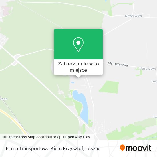 Mapa Firma Transportowa Kierc Krzysztof