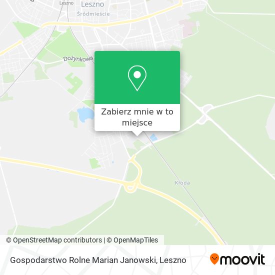 Mapa Gospodarstwo Rolne Marian Janowski