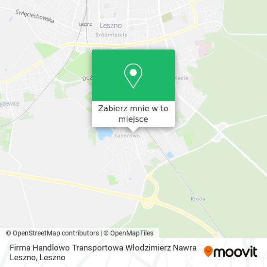 Mapa Firma Handlowo Transportowa Włodzimierz Nawra Leszno