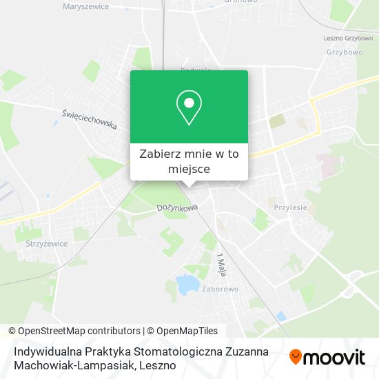 Mapa Indywidualna Praktyka Stomatologiczna Zuzanna Machowiak-Lampasiak