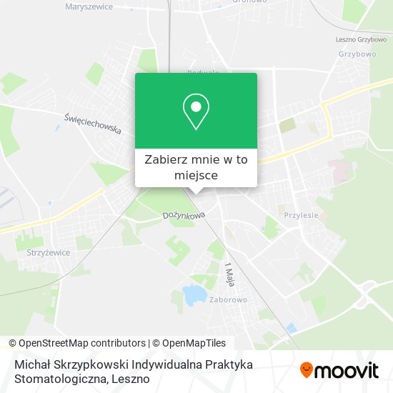 Mapa Michał Skrzypkowski Indywidualna Praktyka Stomatologiczna