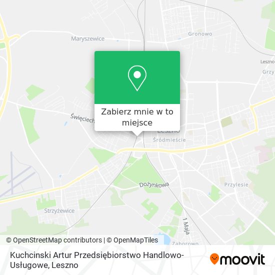 Mapa Kuchcinski Artur Przedsiębiorstwo Handlowo-Usługowe