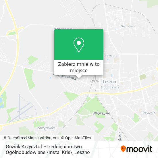 Mapa Guziak Krzysztof Przedsiębiorstwo Ogólnobudowlane \Instal Kris\
