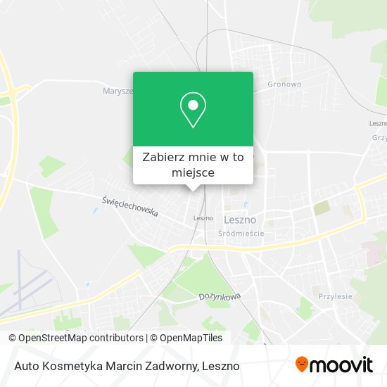Mapa Auto Kosmetyka Marcin Zadworny