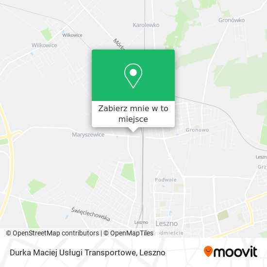 Mapa Durka Maciej Usługi Transportowe