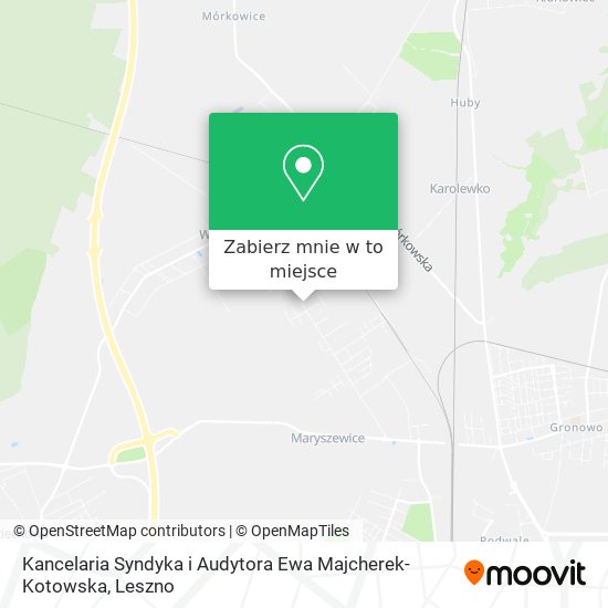 Mapa Kancelaria Syndyka i Audytora Ewa Majcherek-Kotowska