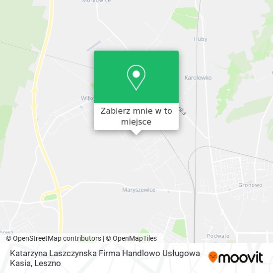 Mapa Katarzyna Laszczynska Firma Handlowo Usługowa Kasia