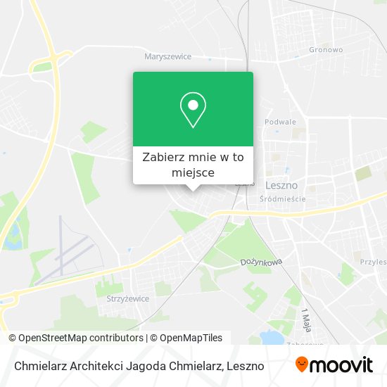 Mapa Chmielarz Architekci Jagoda Chmielarz