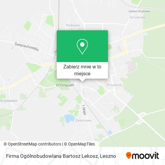 Mapa Firma Ogólnobudowlana Bartosz Lekosz