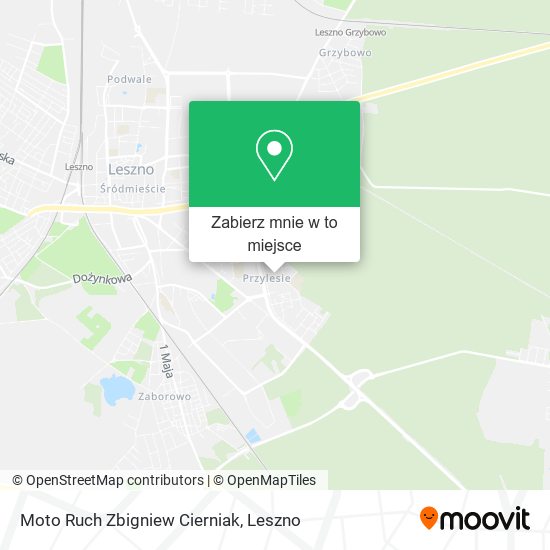 Mapa Moto Ruch Zbigniew Cierniak