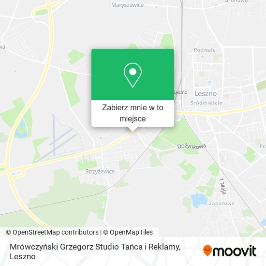 Mapa Mrówczyński Grzegorz Studio Tańca i Reklamy