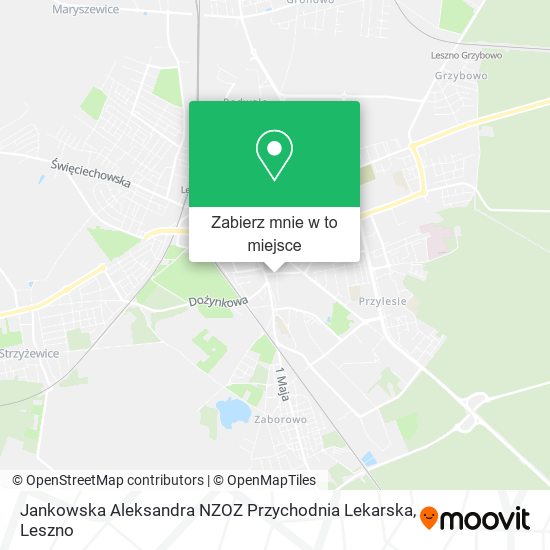 Mapa Jankowska Aleksandra NZOZ Przychodnia Lekarska