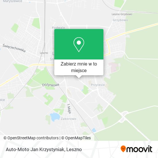 Mapa Auto-Moto Jan Krzystyniak
