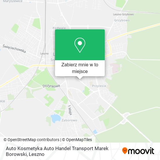 Mapa Auto Kosmetyka Auto Handel Transport Marek Borowski