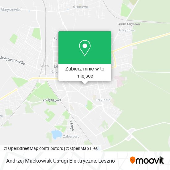 Mapa Andrzej Maćkowiak Usługi Elektryczne