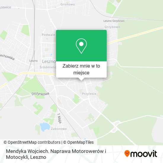 Mapa Mendyka Wojciech. Naprawa Motorowerów i Motocykli