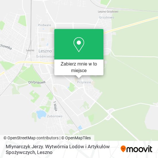 Mapa Młynarczyk Jerzy. Wytwórnia Lodów i Artykułów Spożywczych